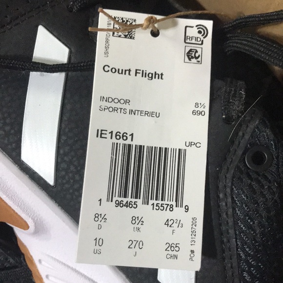 New Addias court flight 10 shoes NEW BNWT - Picture 4 of 10